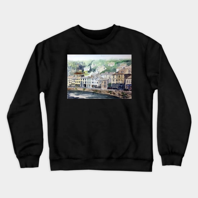 Matlock Bath in the Derbyshire Peak District Crewneck Sweatshirt by bobpetcher